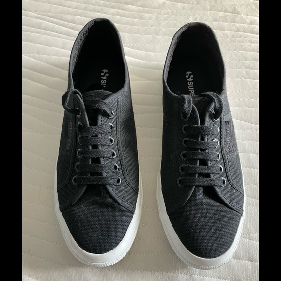 Superga Shoes - Suprerga black shoes. Size 40.